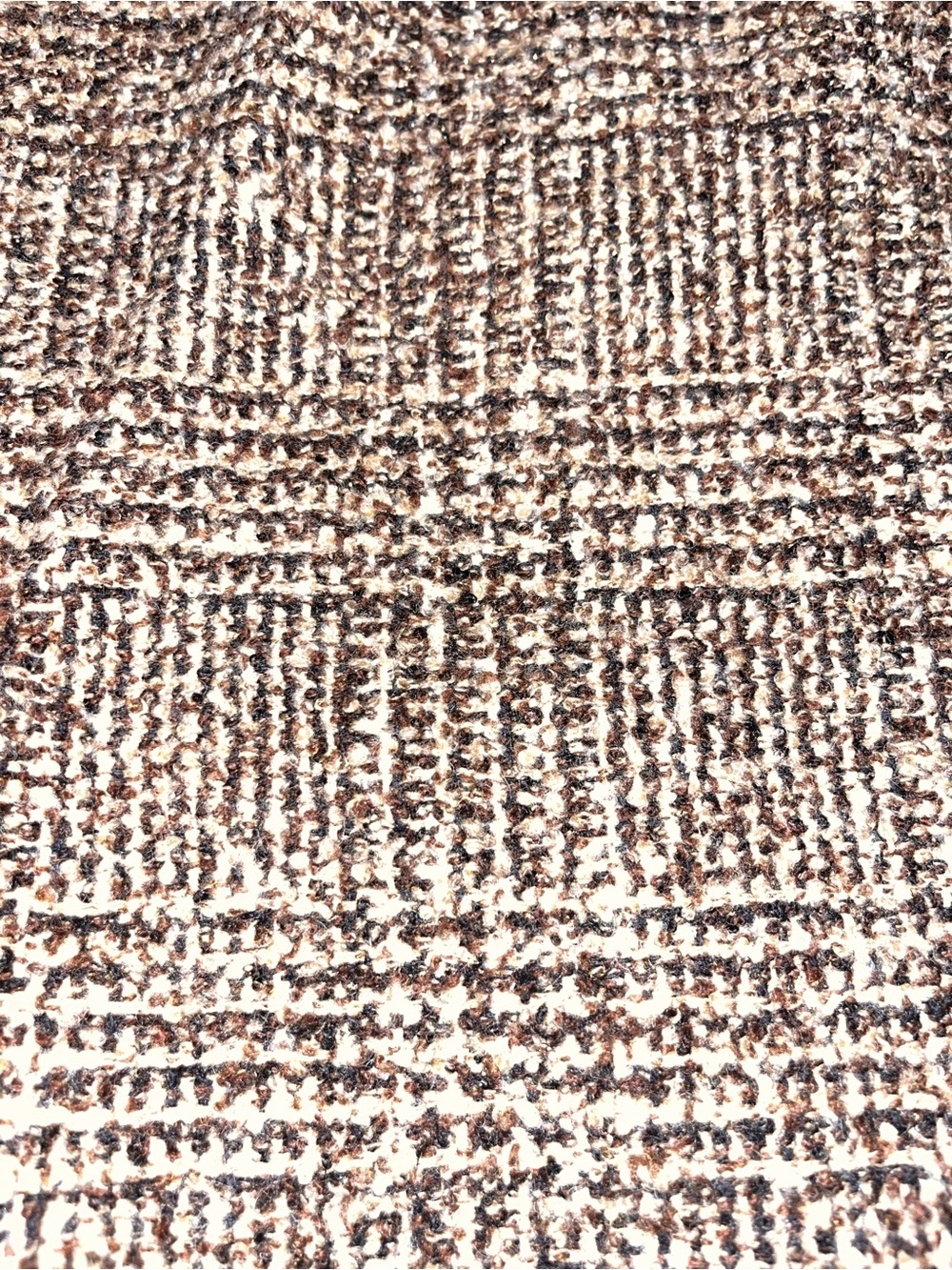 Wool blend Etcetera Brown Tweed Skirt with pockets - Picture 3 of 5